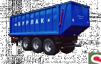 Полуприцеп с передвижной стеной ПТ-23